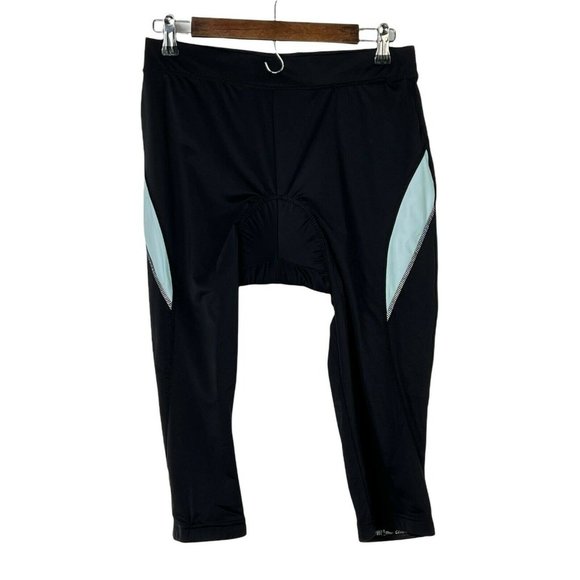 Crivit Shorts Crivit Womens Black Padded Long Stretch High Rise